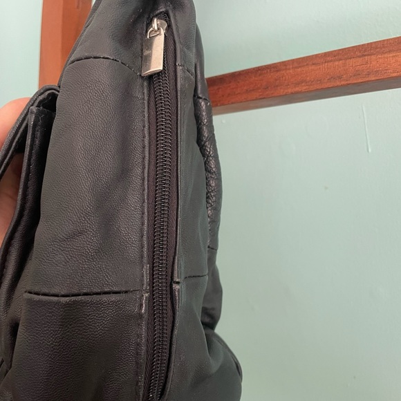 Leather satchel backpack Navarre Leather Company - Picture 4 of 5